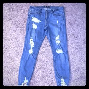 Express Skinny Ankle Denim Legging: Size 10R
